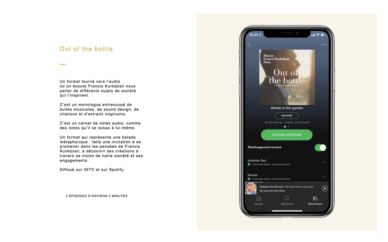 MAISON FRANCIS KURKDJIAN — OUT OF THE BOTTLE