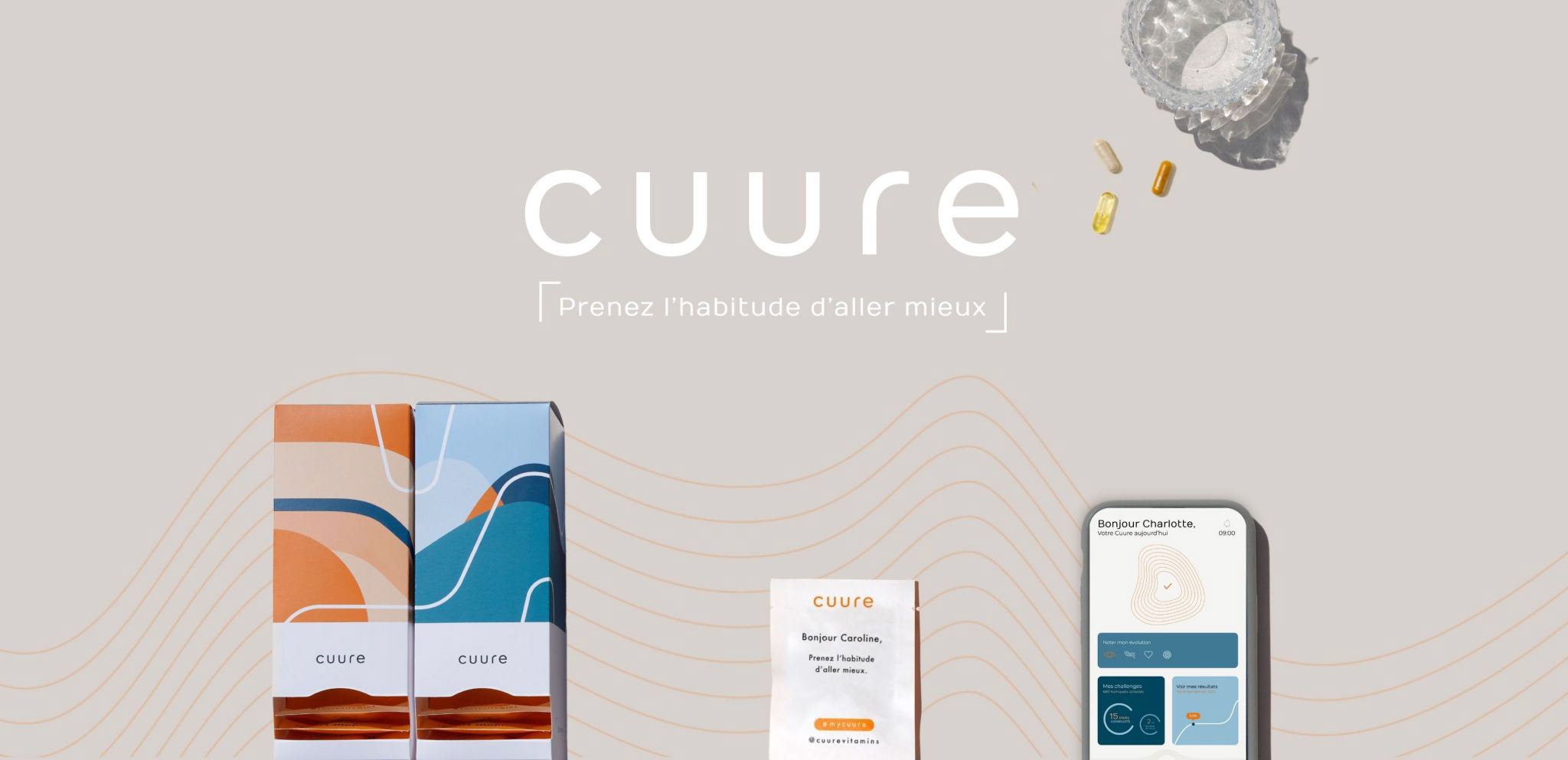 CUURE — PRENEZ L'HABITUDE D'ALLER MIEUX campaign